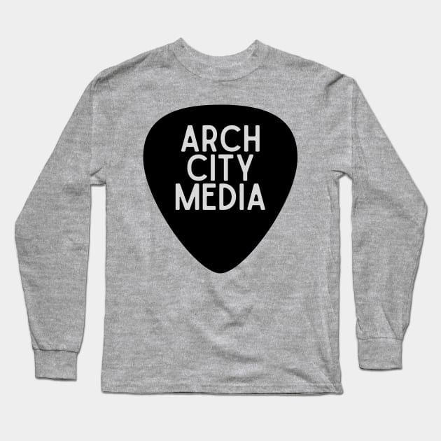 Arch City Media Guitar Pick Long Sleeve T-Shirt by Arch City Tees